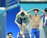 황선우, 남자 800m 계영 결승 금빛 출발