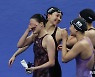 여자 계영 동메달, 기쁨의 눈물