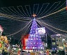 부산 밤하늘은 색의 향연…빛축제 풍성