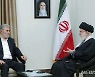 PIJ 수장과 회담하는 아야톨리 이란 최고 지도자