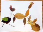 아이와 함께 하는 낙엽 놀이(낙엽 줍기, 낙엽 동물 만들기)