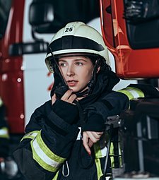 굳은 사명감을 지니고<br>시민을 구조하는 영웅