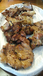 광주 신안동 전대사거리 맛집 연탄구이 돼지갈비 '한접시'