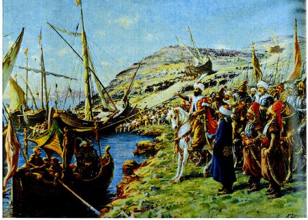 [조선일보]술탄의 배는 산을 넘어, 비잔틴에 멸망을 고했다