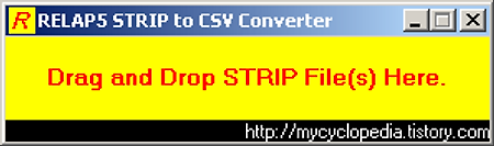 RELAP5 STRIP to .CSV Converter