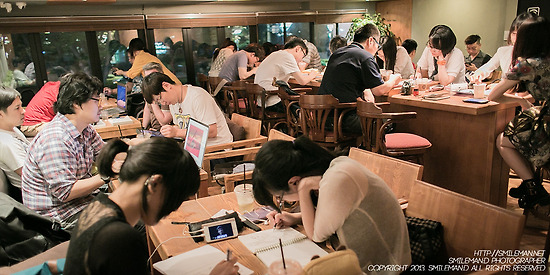 130624 66th 9D단 낙서모임 9D.DAN "DRAWING PARTY" @ THE COFFEE HOUSE